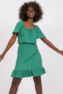 Sukienka Model RO-SK-ELB-2316.38X Green - Rue Paris Rue Paris Sukienka Model RO-SK-ELB-2316.38X Green - Rue Paris Rue Paris