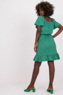 Sukienka Model RO-SK-ELB-2316.38X Green - Rue Paris Rue Paris Sukienka Model RO-SK-ELB-2316.38X Green - Rue Paris Rue Paris