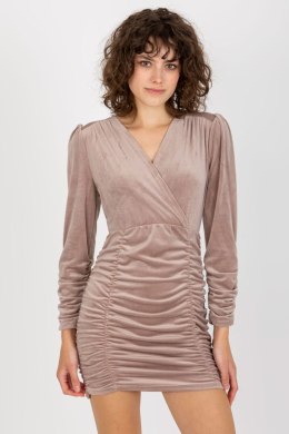Sukienka Model RP-SK-8199.01 Dark Beige - Rue Paris Rue Paris