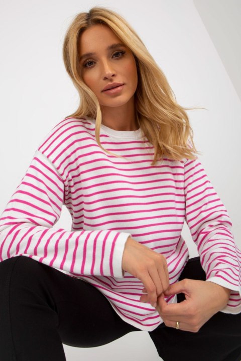 Sweter Damski Model LC-SW-6006.22 Light Violet - Rue Paris Rue Paris Sweter Damski Model LC-SW-6006.22 Light Violet - Rue Paris Rue Paris