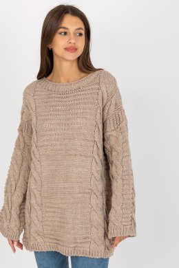 Sweter Damski Model LC-SW-8044.06X Beige - Rue Paris Rue Paris