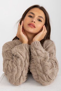 Sweter Damski Model LC-SW-8044.06X Beige - Rue Paris Rue Paris