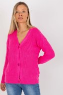 Sweter Kardigan Model LC-SW-0321.06X Fluo Pink - Rue Paris Rue Paris Sweter Kardigan Model LC-SW-0321.06X Fluo Pink - Rue Paris Rue Paris