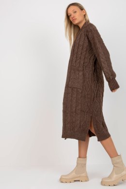 Sweter Kardigan Model LC-SW-8032.34P Brown - Rue Paris Rue Paris