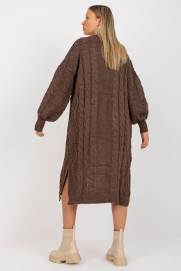 Sweter Kardigan Model LC-SW-8032.34P Brown - Rue Paris Rue Paris
