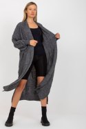 Sweter Kardigan Model LC-SW-8032.34P Dark Grey - Rue Paris Rue Paris Sweter Kardigan Model LC-SW-8032.34P Dark Grey - Rue Paris Rue Paris