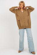 Sweter Kardigan Model LC-SW-8042.60 Camel - Rue Paris Rue Paris Sweter Kardigan Model LC-SW-8042.60 Camel - Rue Paris Rue Paris
