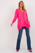 Sweter Kardigan Model LC-SW-8042.69 Fluo Pink - Rue Paris Rue Paris Sweter Kardigan Model LC-SW-8042.69 Fluo Pink - Rue Paris Rue Paris