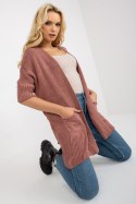 Sweter Kardigan Model LO-SW-LK-3002.98P Dark Pink - Rue Paris Rue Paris Sweter Kardigan Model LO-SW-LK-3002.98P Dark Pink - Rue Paris Rue Paris
