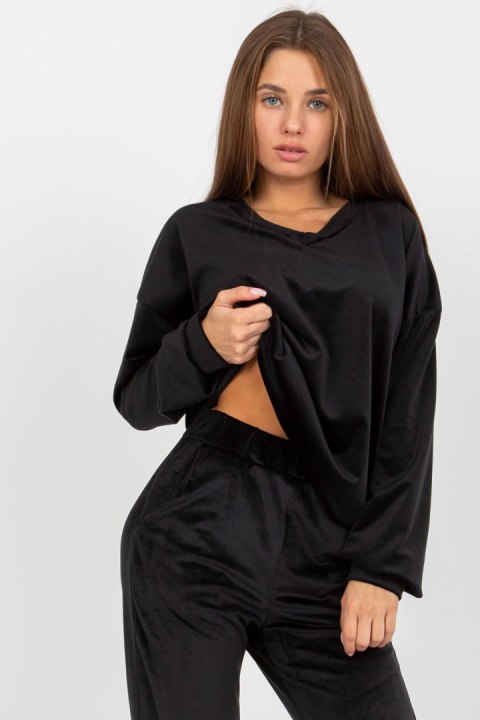 Bluza Damska Model RP-BZ-8188.64P Black - Rue Paris Rue Paris Bluza Damska Model RP-BZ-8188.64P Black - Rue Paris Rue Paris