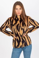Bluzka Model RP-BZ-8187-1.02X Camel - Rue Paris Rue Paris Bluzka Model RP-BZ-8187-1.02X Camel - Rue Paris Rue Paris