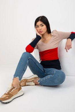 Bluzka Model RV-BZ-8429.41P Navy/Red - Rue Paris Rue Paris