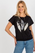 Bluzka Model RV-BZ-8921.66 Black - Rue Paris Rue Paris Bluzka Model RV-BZ-8921.66 Black - Rue Paris Rue Paris