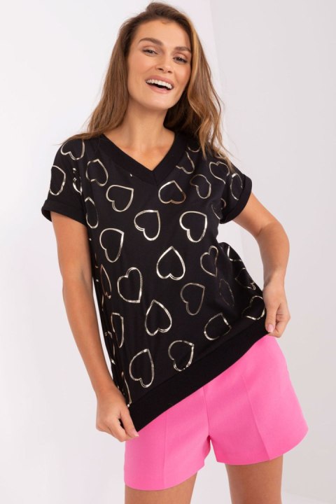 Bluzka Model RV-BZ-8948.75P Black - Rue Paris Rue Paris Bluzka Model RV-BZ-8948.75P Black - Rue Paris Rue Paris