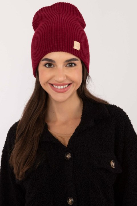 Czapka Model JK-CZ-50.25 Bordo - Rue Paris Rue Paris Czapka Model JK-CZ-50.25 Bordo - Rue Paris Rue Paris
