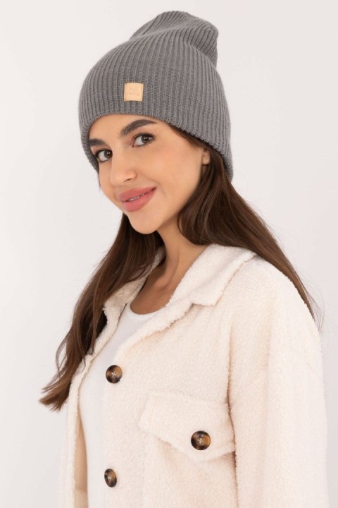 Czapka Model JK-CZ-50.25 Dark Grey - Rue Paris Rue Paris Czapka Model JK-CZ-50.25 Dark Grey - Rue Paris Rue Paris