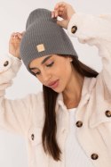 Czapka Model JK-CZ-50.25 Dark Grey - Rue Paris Rue Paris Czapka Model JK-CZ-50.25 Dark Grey - Rue Paris Rue Paris