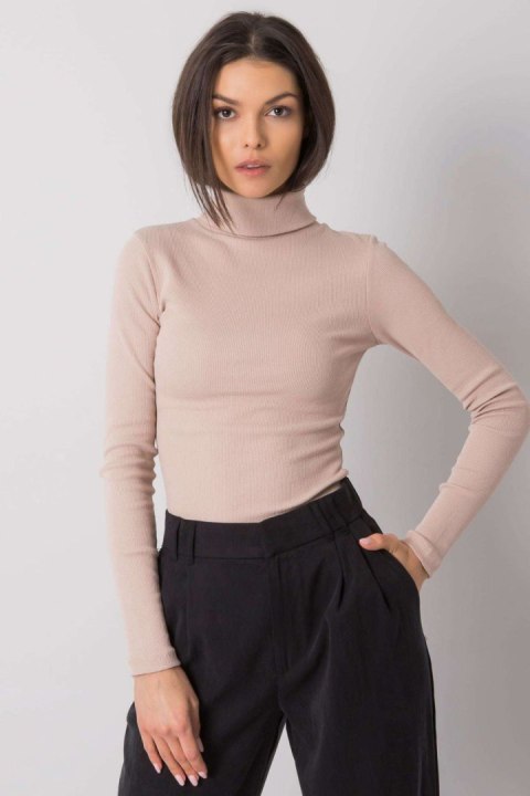 Golf Damski Model RV-BZ-7182.01P Beige - Rue Paris Rue Paris Golf Damski Model RV-BZ-7182.01P Beige - Rue Paris Rue Paris