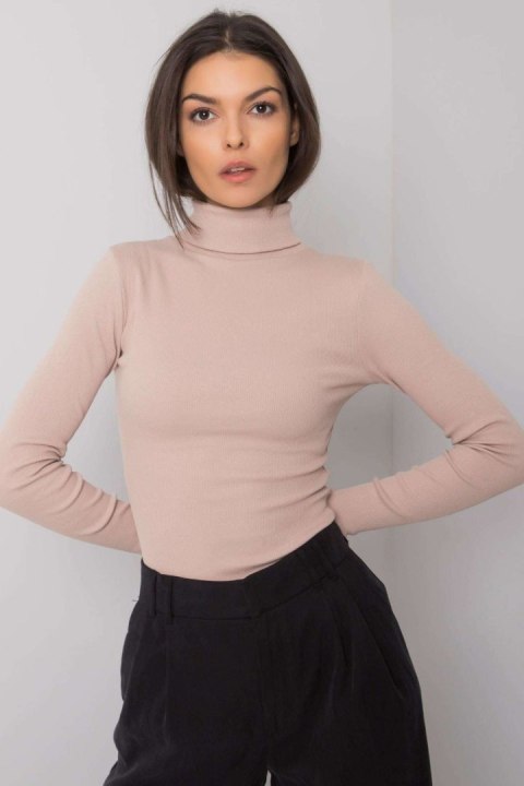 Golf Damski Model RV-BZ-7182.01P Beige - Rue Paris Rue Paris Golf Damski Model RV-BZ-7182.01P Beige - Rue Paris Rue Paris