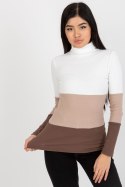 Golf Damski Model RV-BZ-8465.36X White/Brown - Rue Paris Rue Paris Golf Damski Model RV-BZ-8465.36X White/Brown - Rue Paris Rue Paris