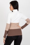 Golf Damski Model RV-BZ-8465.36X White/Brown - Rue Paris Rue Paris Golf Damski Model RV-BZ-8465.36X White/Brown - Rue Paris Rue Paris
