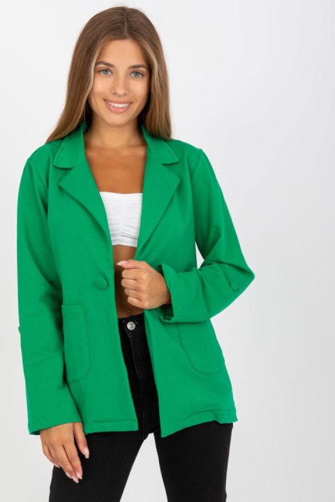 Marynarka Model RV-MA-8071.19P Green - Rue Paris Rue Paris Marynarka Model RV-MA-8071.19P Green - Rue Paris Rue Paris