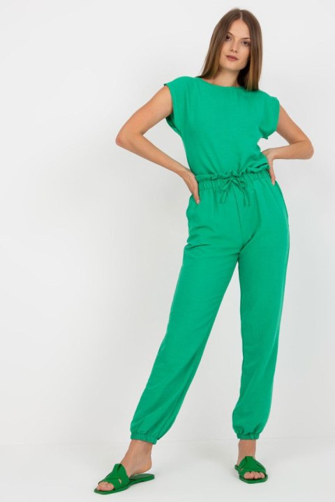 Spodnie Komplet Model CA-KMPL-6303.09X Green - Rue Paris Rue Paris Spodnie Komplet Model CA-KMPL-6303.09X Green - Rue Paris Rue Paris