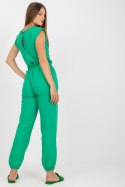 Spodnie Komplet Model CA-KMPL-6303.09X Green - Rue Paris Rue Paris Spodnie Komplet Model CA-KMPL-6303.09X Green - Rue Paris Rue Paris