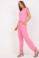 Spodnie Komplet Model CA-KMPL-6303.09X Pink - Rue Paris Rue Paris Spodnie Komplet Model CA-KMPL-6303.09X Pink - Rue Paris Rue Paris