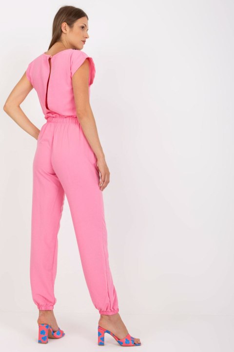 Spodnie Komplet Model CA-KMPL-6303.09X Pink - Rue Paris Rue Paris Spodnie Komplet Model CA-KMPL-6303.09X Pink - Rue Paris Rue Paris