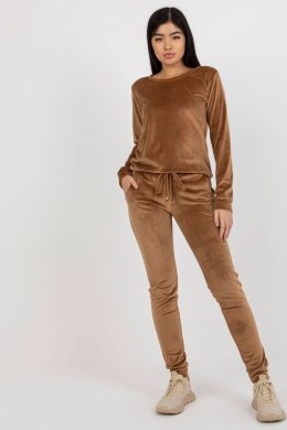 Spodnie Komplet Model RV-KMPL-6083.05 Camel - Rue Paris Hurtownia odzieży on-line, moda damska, bielizna i obuwie dla kobiet - M Rue Paris