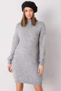 Sukienka Model LC-SW-3018.97P Grey - Rue Paris Rue Paris Sukienka Model LC-SW-3018.97P Grey - Rue Paris Rue Paris