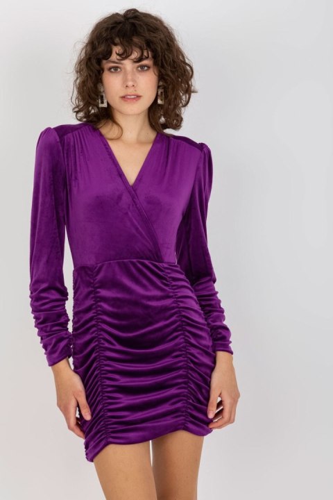 Sukienka Model RP-SK-8199.56 Violet - Rue Paris Rue Paris Sukienka Model RP-SK-8199.56 Violet - Rue Paris Rue Paris