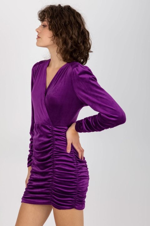 Sukienka Model RP-SK-8199.56 Violet - Rue Paris Rue Paris Sukienka Model RP-SK-8199.56 Violet - Rue Paris Rue Paris