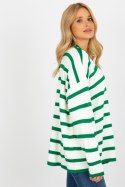 Sweter Damski Model LC-SW-2212.97P Dark Green - Rue Paris Rue Paris Sweter Damski Model LC-SW-2212.97P Dark Green - Rue Paris Rue Paris