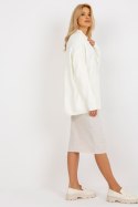 Sweter Damski Model LC-SW-2261.00P Ecru - Rue Paris Rue Paris Sweter Damski Model LC-SW-2261.00P Ecru - Rue Paris Rue Paris