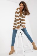 Sweter Damski Model LC-SW-8030.29P White/Beige - Rue Paris Rue Paris Sweter Damski Model LC-SW-8030.29P White/Beige - Rue Paris Rue Paris