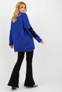 Sweter Damski Model LC-SW-8050.95P Cobalt - Rue Paris Rue Paris Sweter Damski Model LC-SW-8050.95P Cobalt - Rue Paris Rue Paris
