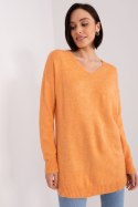 Sweter Damski Model TO-SW-1810.13 Light Orange - Rue Paris Rue Paris Sweter Damski Model TO-SW-1810.13 Light Orange - Rue Paris Rue Paris