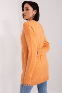 Sweter Damski Model TO-SW-1810.13 Light Orange - Rue Paris Rue Paris Sweter Damski Model TO-SW-1810.13 Light Orange - Rue Paris Rue Paris