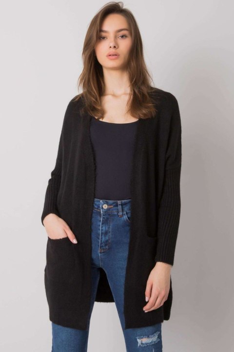 Sweter Kardigan Model ASM-SW-7560.96P Black - Rue Paris Rue Paris Sweter Kardigan Model ASM-SW-7560.96P Black - Rue Paris Rue Paris