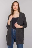 Sweter Kardigan Model ASM-SW-7560.96P Dark Grey - Rue Paris Rue Paris Sweter Kardigan Model ASM-SW-7560.96P Dark Grey - Rue Paris Rue Paris