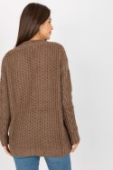 Sweter Kardigan Model LC-SW-8001.14P Brown - Rue Paris Rue Paris Sweter Kardigan Model LC-SW-8001.14P Brown - Rue Paris Rue Paris