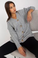 Sweter Kardigan Model LC-SW-8008.80P Grey - Rue Paris Rue Paris Sweter Kardigan Model LC-SW-8008.80P Grey - Rue Paris Rue Paris