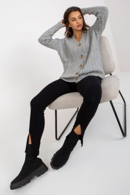 Sweter Kardigan Model LC-SW-8008.80P Grey - Rue Paris Rue Paris