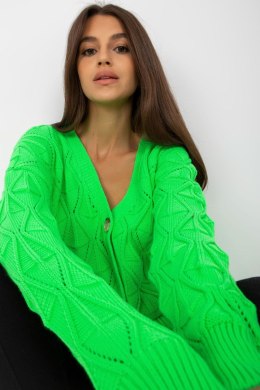 Sweter Kardigan Model LC-SW-8035.06X Fluo Green - Rue Paris Rue Paris