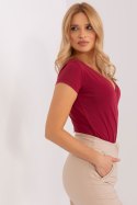 Bluzka Model RV-TS-5636.18 Bordo - Rue Paris Rue Paris Bluzka Model RV-TS-5636.18 Bordo - Rue Paris Rue Paris