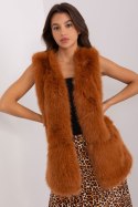 Kamizelka Model AT-KZ-2368.00P Light Brown - AT AT Kamizelka Model AT-KZ-2368.00P Light Brown - AT AT