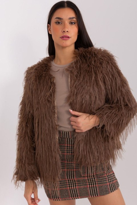 Kurtka Damska Model AT-KR-2359.96P Brown - AT AT Kurtka Damska Model AT-KR-2359.96P Brown - AT AT