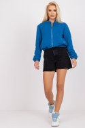 Kurtka Damska Model RV-KR-006.16 Dark Blue - Rue Paris Rue Paris Kurtka Damska Model RV-KR-006.16 Dark Blue - Rue Paris Rue Paris